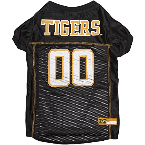 Image of Pets First Collegiate Missouri Tigers Dog Mesh Jersey, Medium