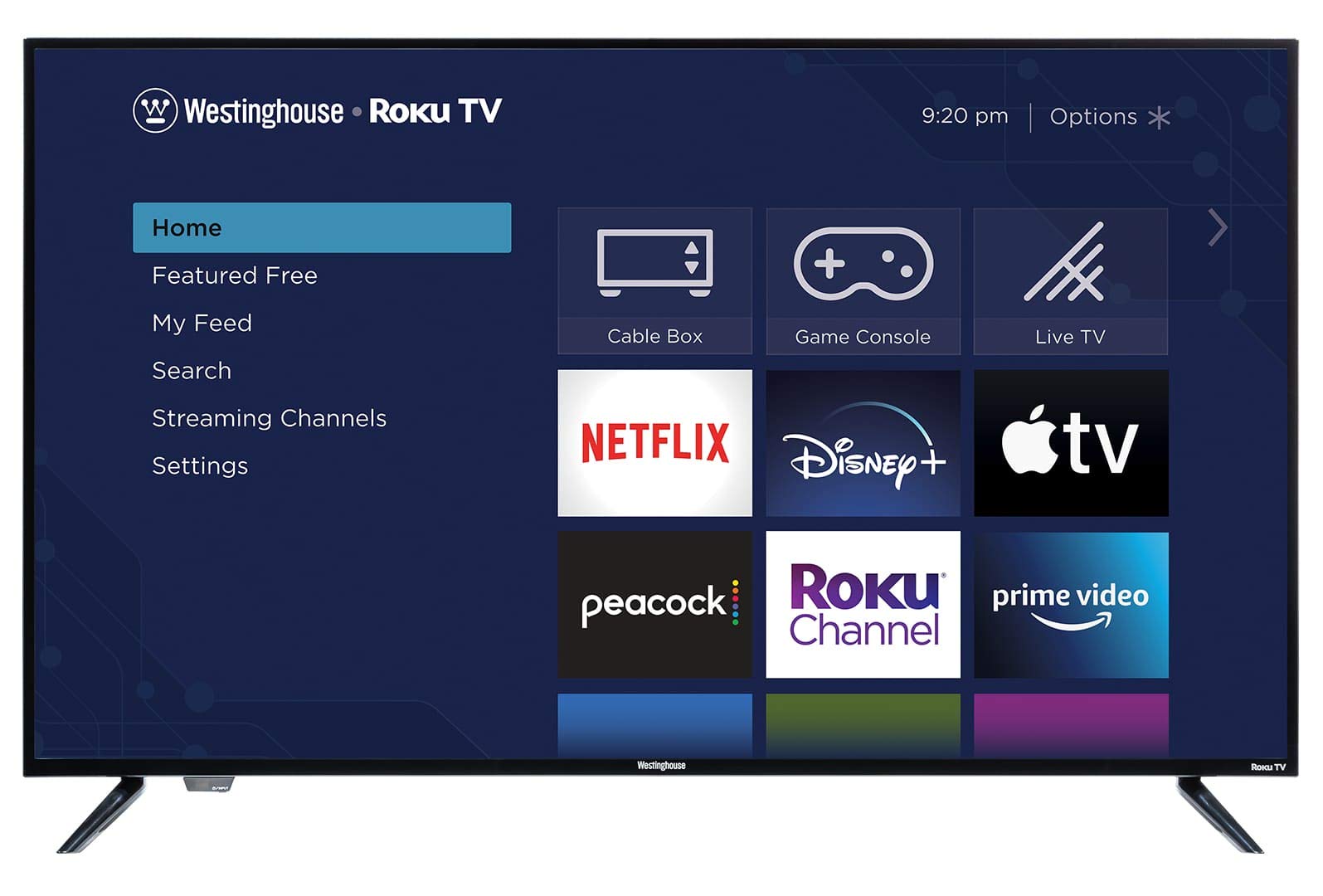 Westinghouse 50″ 4K Ultra HD Smart Roku TV with HDR WR50UT4009 (Renewed)
