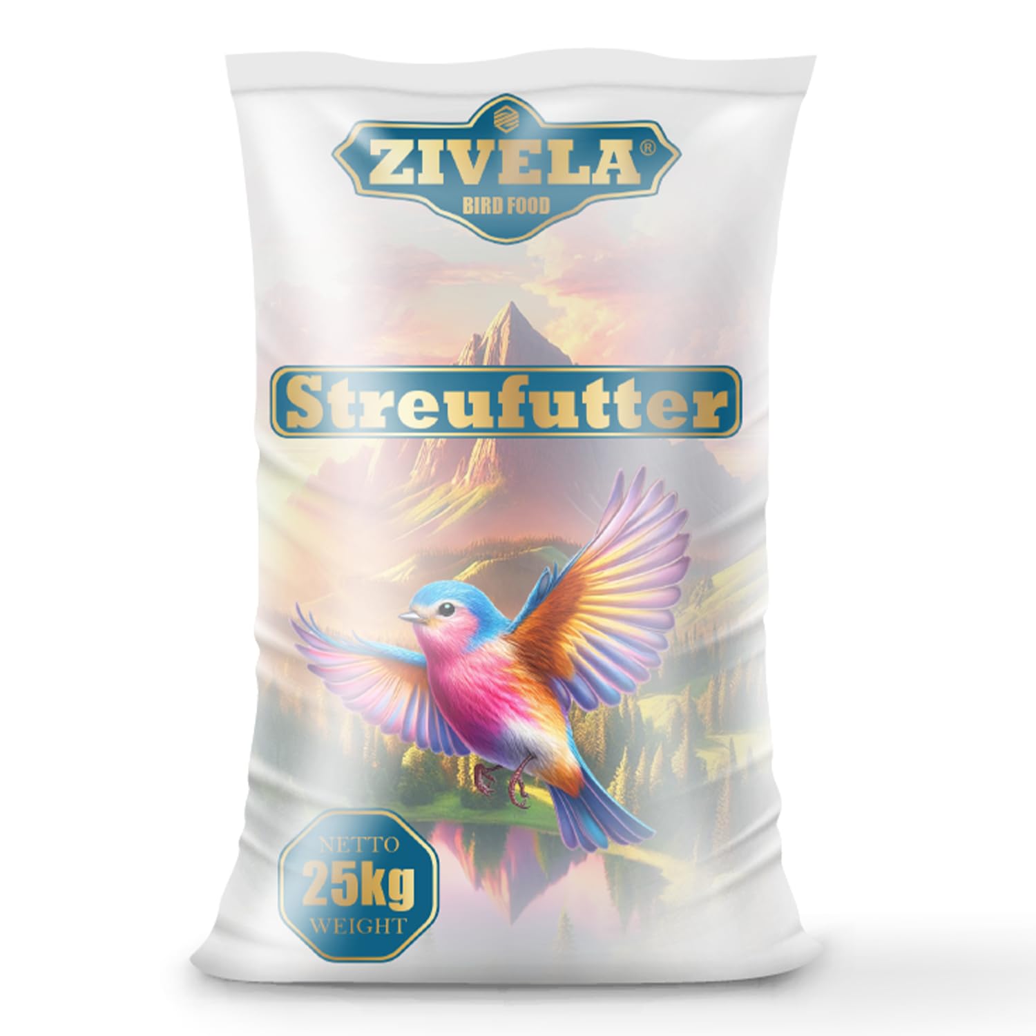 25 kg de alimento para pájaros Silvestres Durante Todo el año, alimento para Aves Silvestres para 4 Estaciones, Mezcla de, alimento para Aves Silvestres, 25 kg