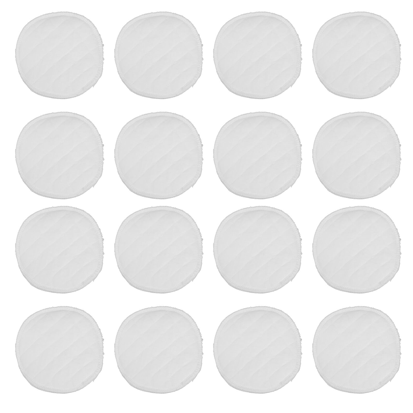 BESPORTBLE Coppette Assorbilatte in Cotone Lavabili per Allattamento, 20 Unitá Bianche, Morbide sulla Pelle, Assorbenti e Riutilizzabili per Uso Giorno e Notte