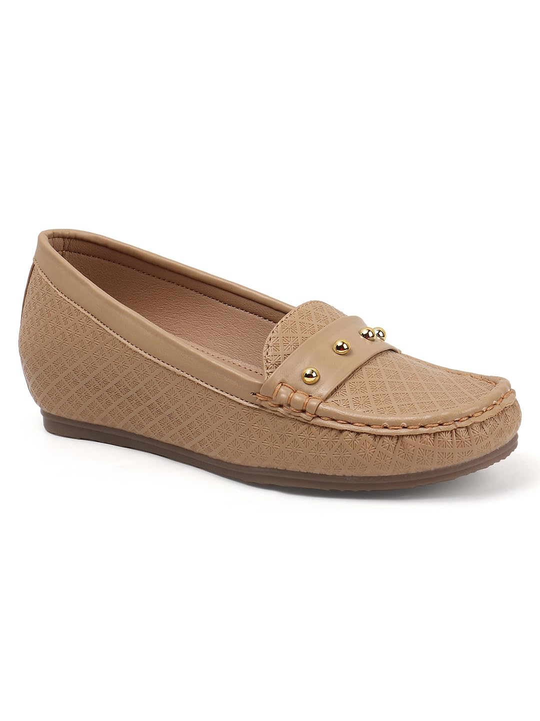 Women's Casual Slip-On Loafer with Stud Accents-image-26
