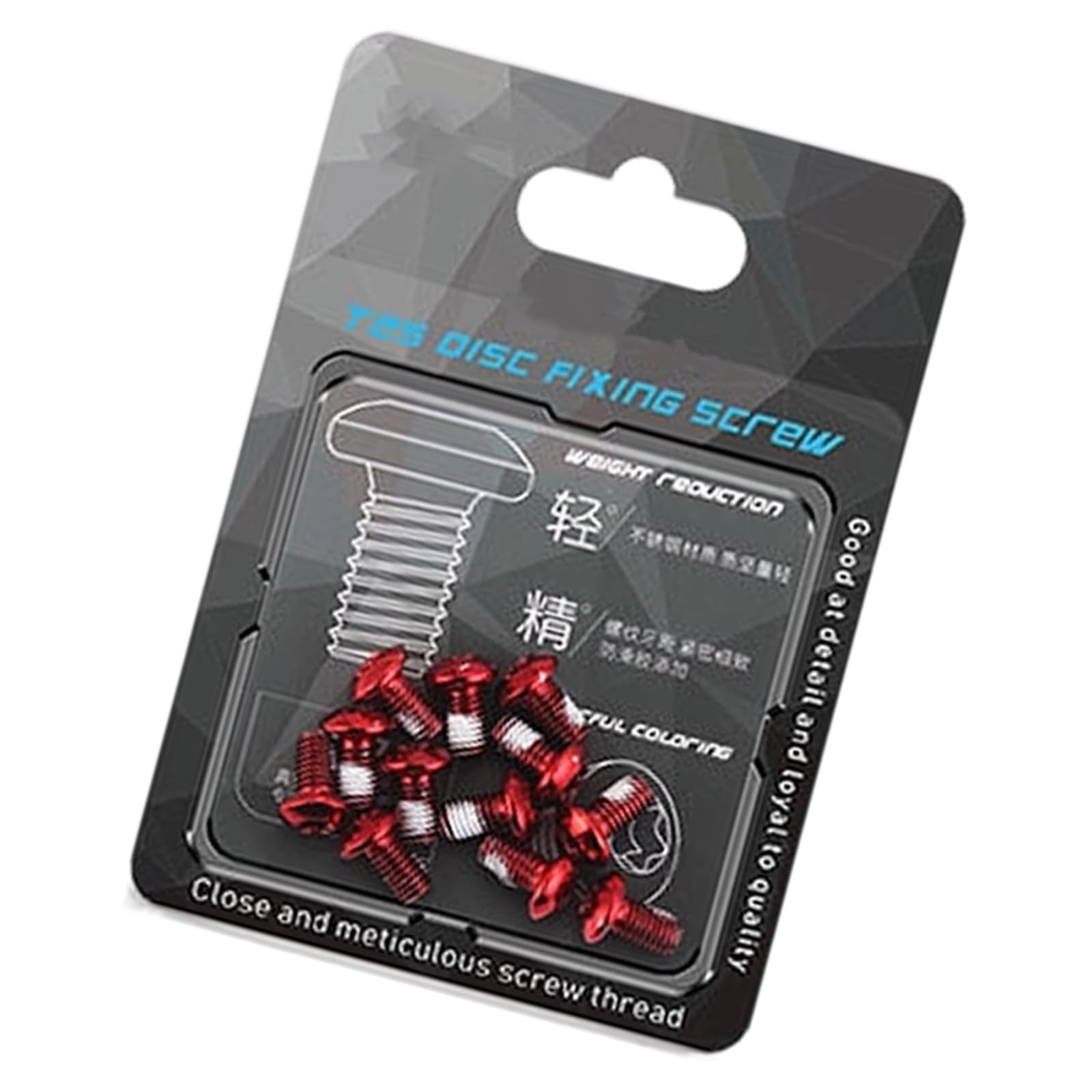 of 12 T25 Disc Brake Screws High Strength Anti-Loosening for Mountain Bikes Bike Disc Brake Bolts