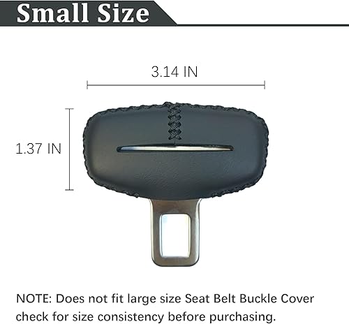 Miniatura 2 de Funda de hebilla para cinturón de seguridad, funda silenciadora para cinturón de seguridad, 5 piezas de funda protectora con clip para cinturón de