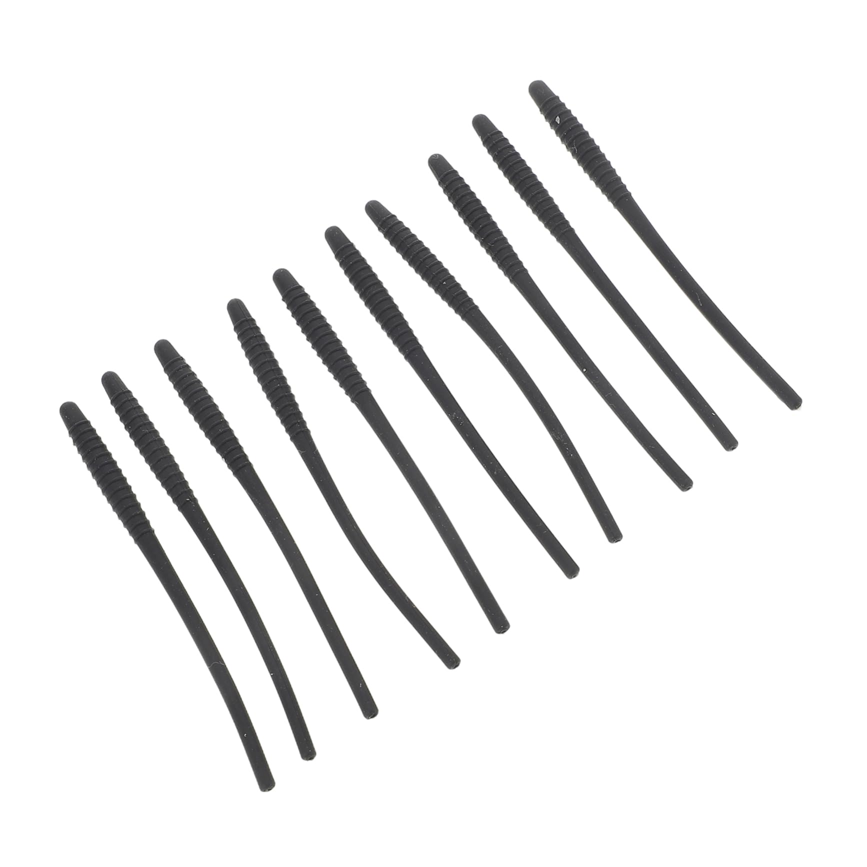 minkissy 10Pcs Slip Silicone Temple Tips for Eyeglasses Replacement Temple Sleeves Soft Silicone Tube Tips for Secure Fit for Thin Frames