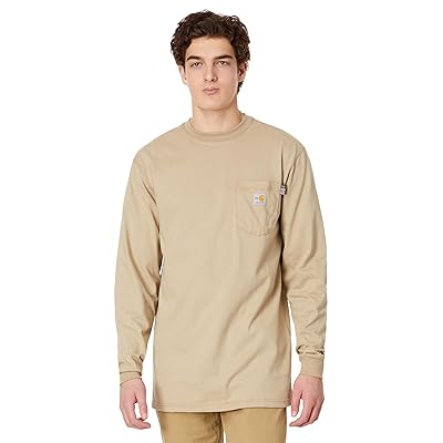 Carhartt Big Tall Flame Resistant Force Cotton Long Sleeve T Shirt Men