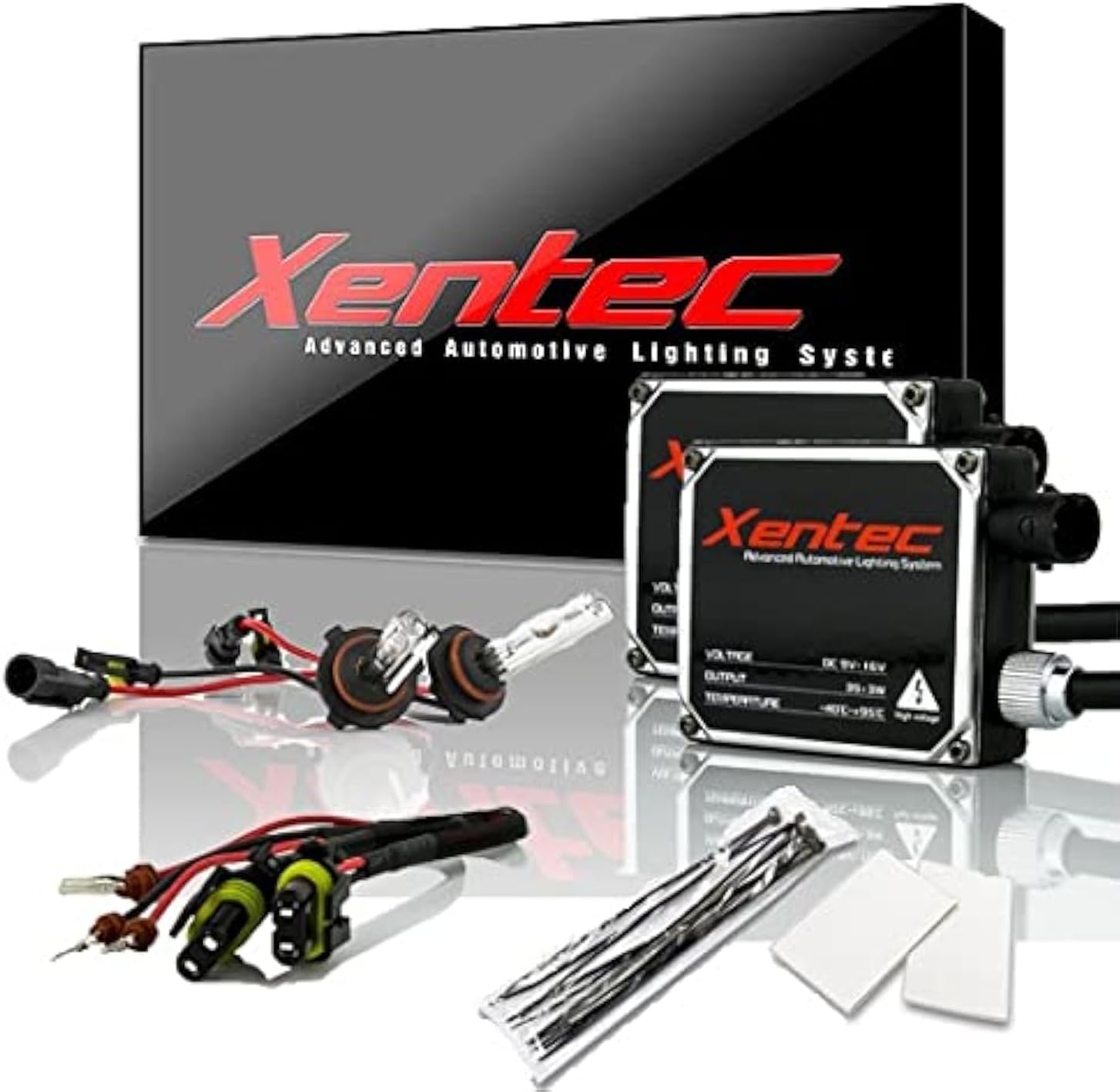 Xentec 9006 (HB4) 6000K HID Xenon Bulb Bundle with 35W Standard Digital Ballast (Ultra White)