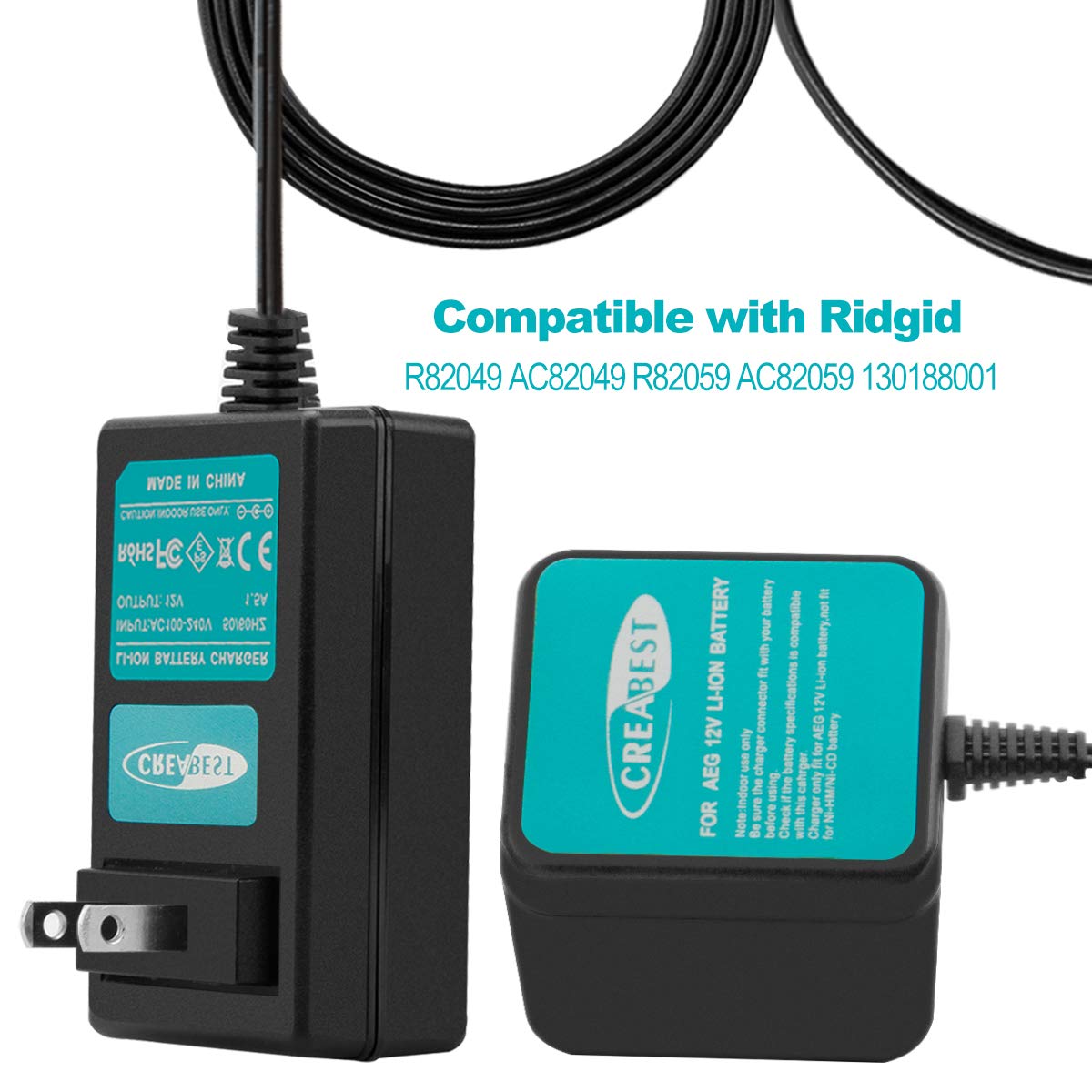 Creabest New 12V Li-ion Battery Charger 