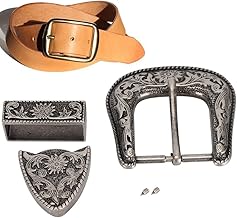 Cowboy Belt Buckles, Vintage Style Men's Belt Buckles, Metal Replacement Belt Buckle, Single Prong Square Replacement Buckle 40mm