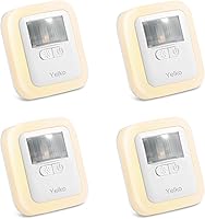 Vista 1 de Yelko Luz nocturna enchufable, enchufe nocturno súper brillante de 200 lúmenes, luz nocturna LED regulable con 10 niveles de brillo ajustables