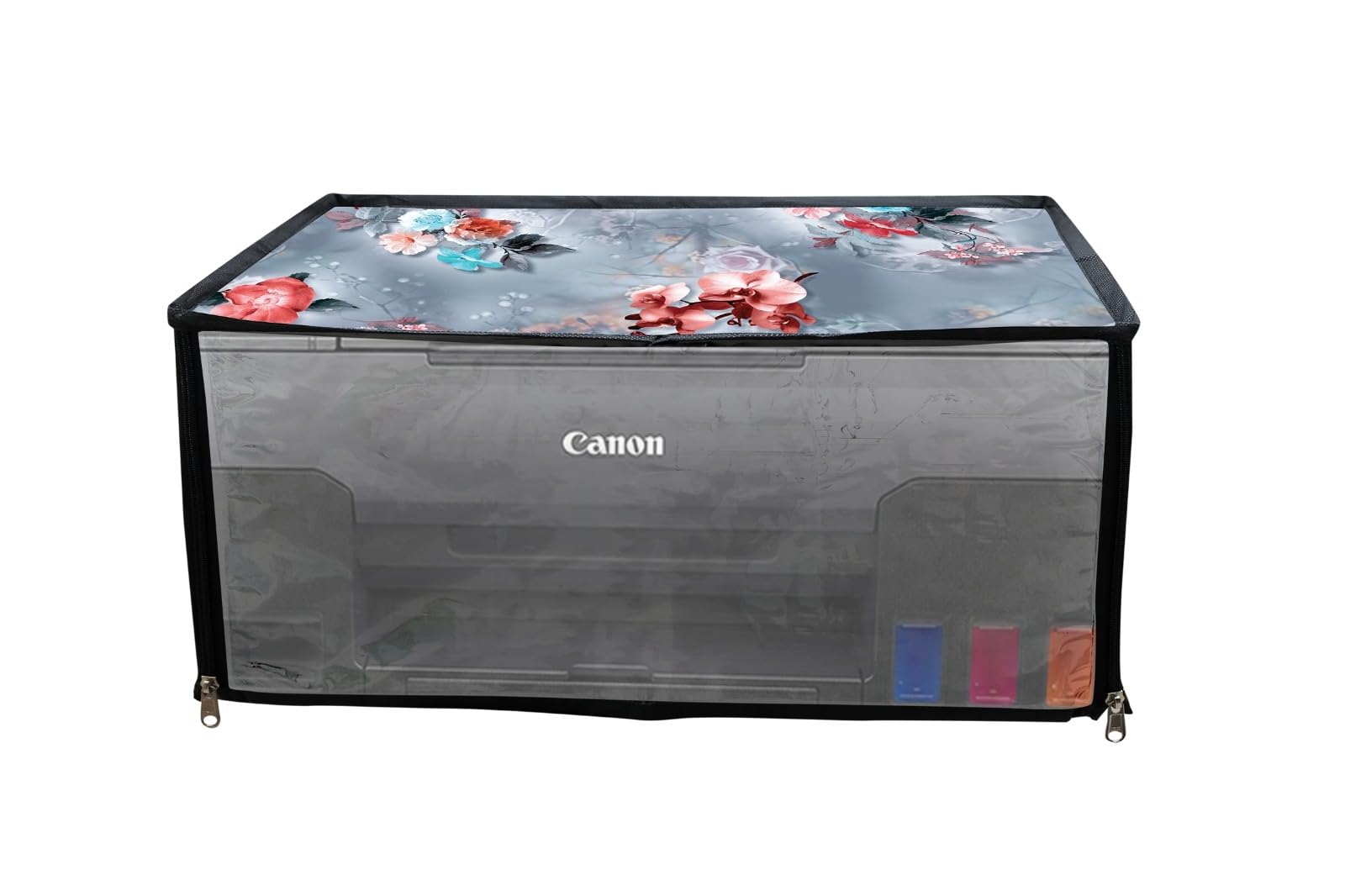 HomeStore-YEP Printer Cover Compatible for Canon Pixma G3020 All-in-One Ink Tank Colour Printer with Zipper for Dust Protection ( Blue Flower) (B0C8JGG416) Amazon Price History, Amazon Price Tracker