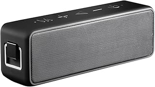 UKCOCO Wireless Speaker 1pc Speaker Outdoor Speakers Portable Music Player Smart Speakers Tv Speaker Home Speaker Audio Speaker Flat Trumpet Audio Travel Plastic Black Sound Bar for Tv