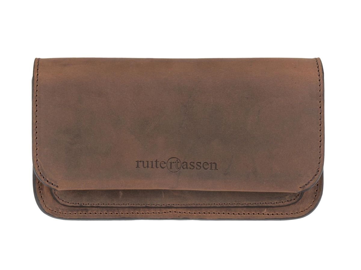 Gürteltasche Leder quer Damen Herren Wandern Festival Reise Ruitertassen Ranger