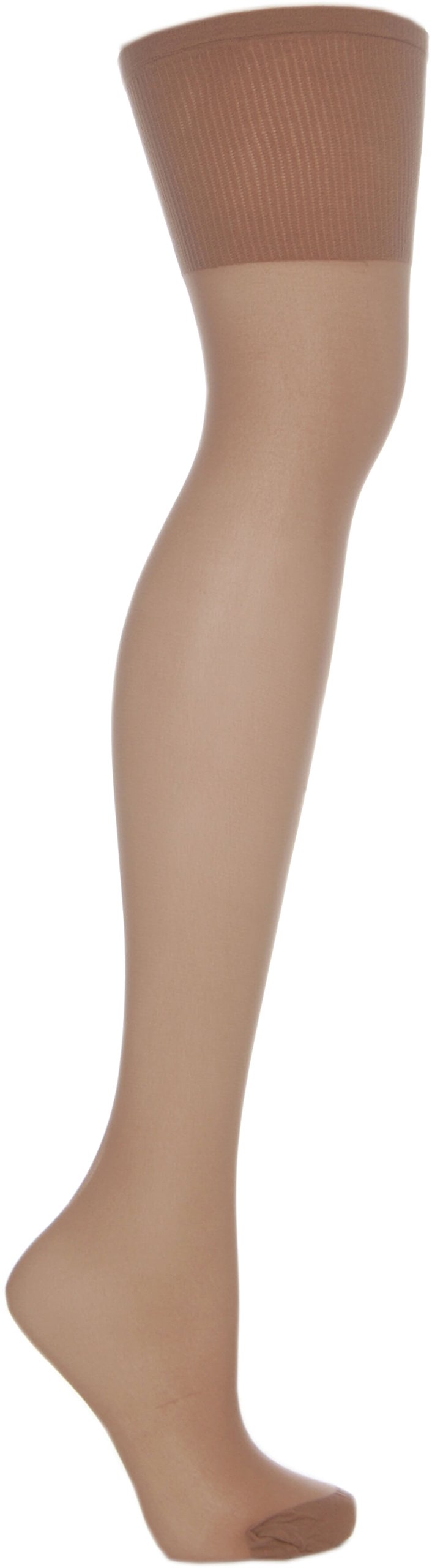Cosyfeet Women's Chiffon Extra Roomy Softhold® Premium Hold‑Ups 20 Denier - One Size Fits All