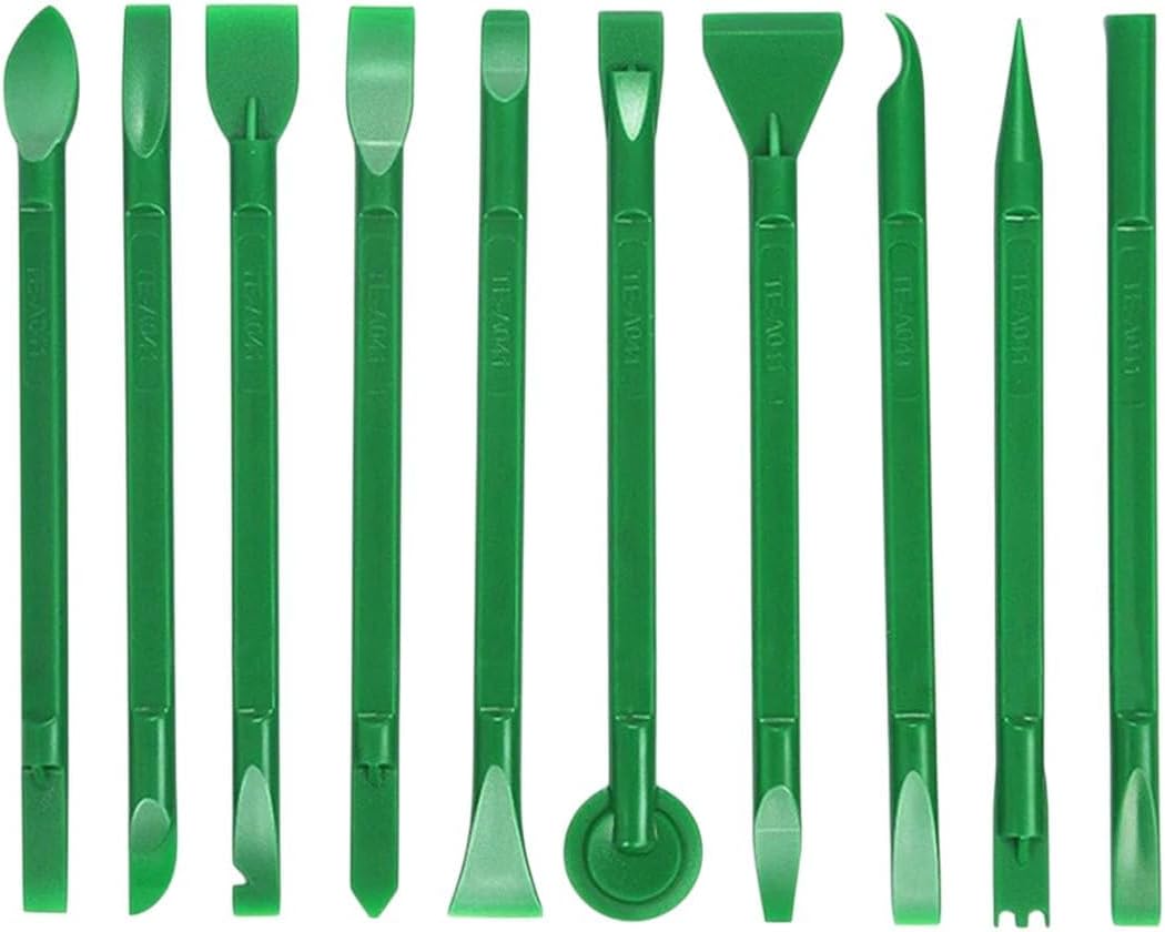 Dual-End Plastic Pry Tool for Phone Repair - Non-Scratch Opening Picks for Screen, Battery & Cable Disassembly (10-Pack)