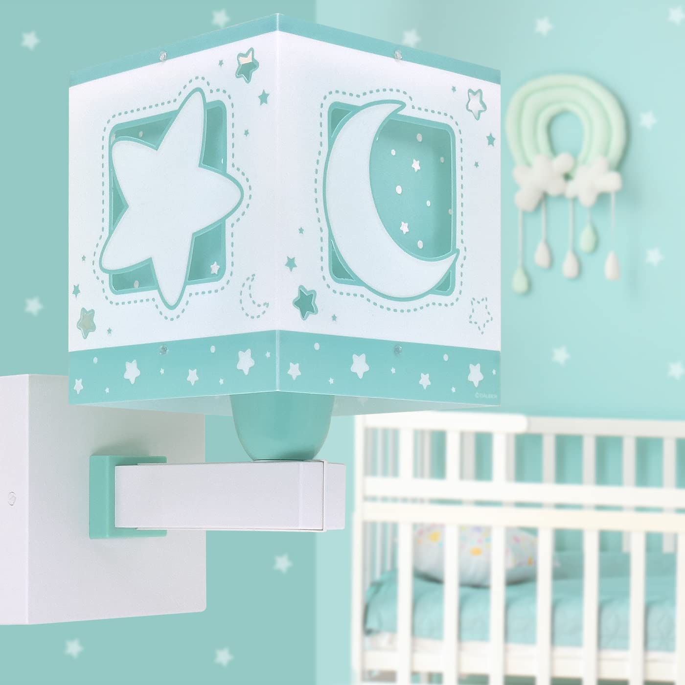 Dalber Moonlight Lámpara Aplique de Pared, 15 W, Verde