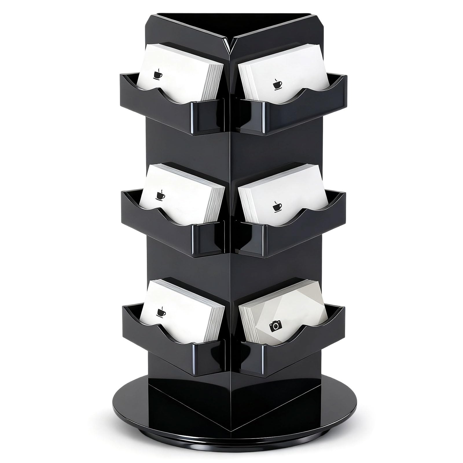 Photo 1 of Pinkunn Black Acrylic Rotating Display Stand
