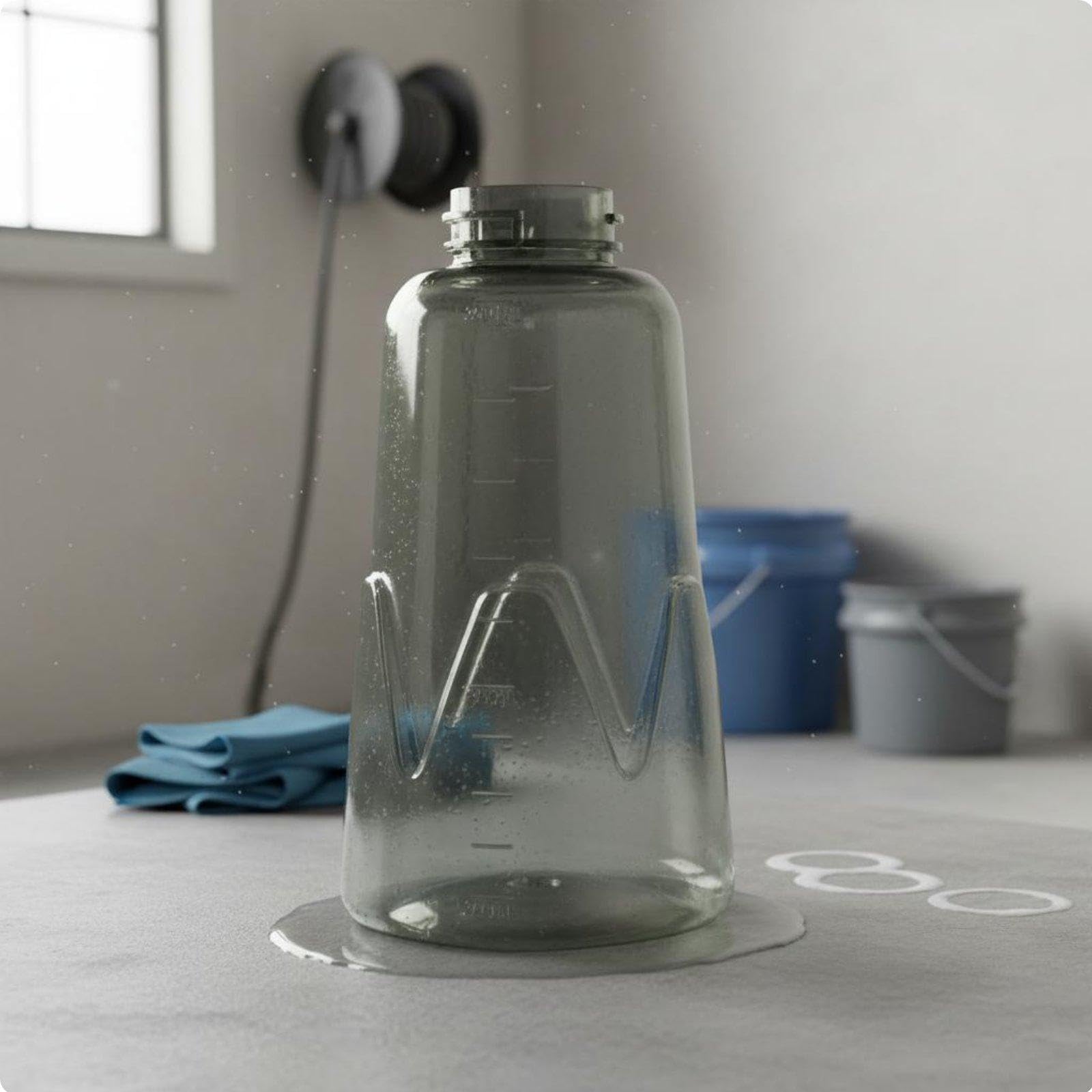Foam Dispenser Bottle Foam Cleaning Lance Bottle Transparent Gray-image-27