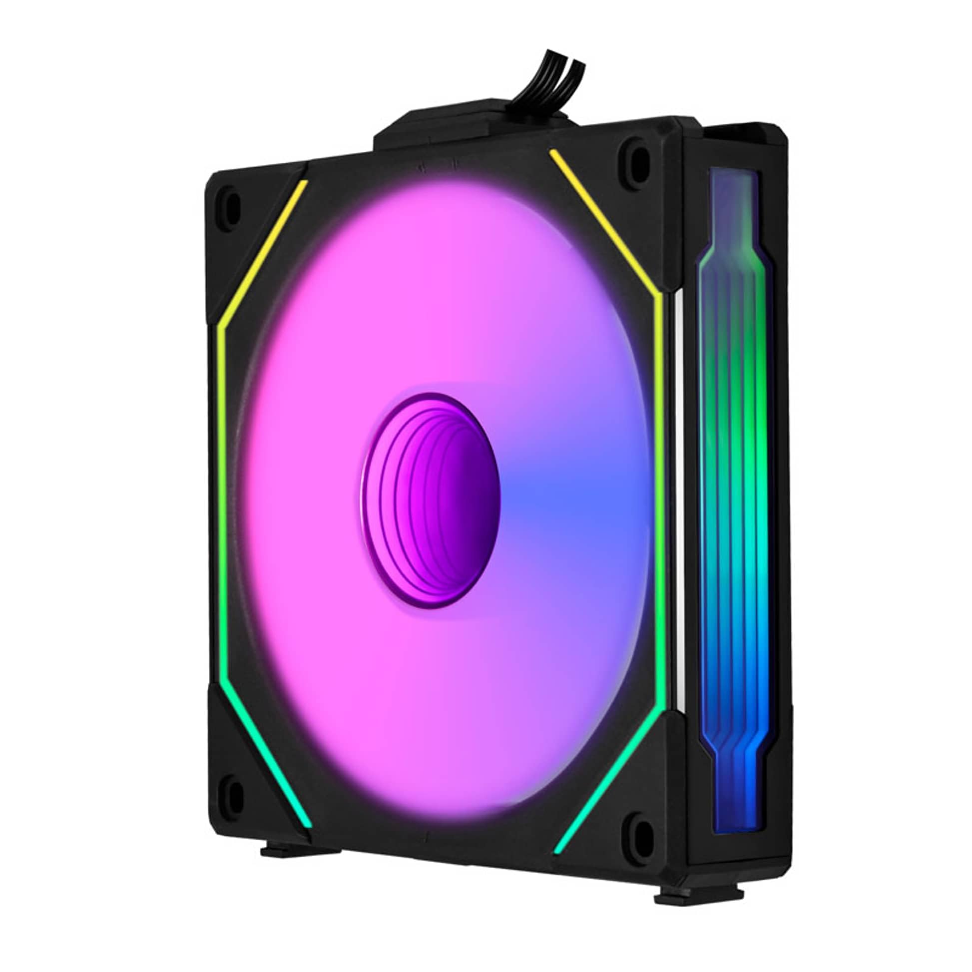 Lian Li UNI FAN SL-INF 120 ARGB Reverse Blade PWM L?fter, 3er Pack inkl. Controller - 120mm, schwarz