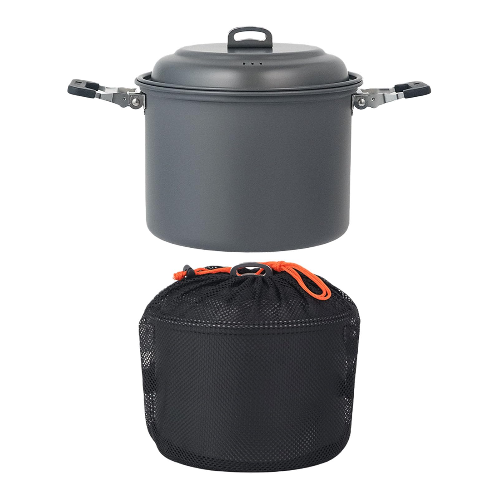 Camping Kochtöpfe, Hartaluminium, Camping Kochgeschirr, Multifunktions Camp Kochgeschirr, leicht, für Camping, Picknicks, Suppe, Outdoor, Suppe, Grillen
