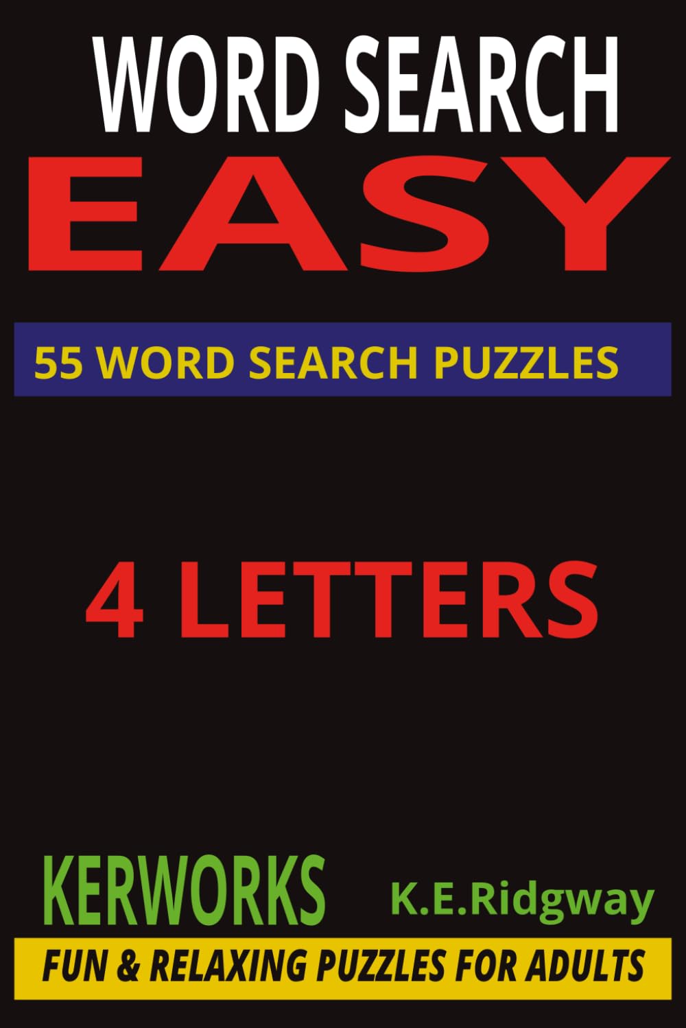 EASY WORD SEARCH: adult word search book