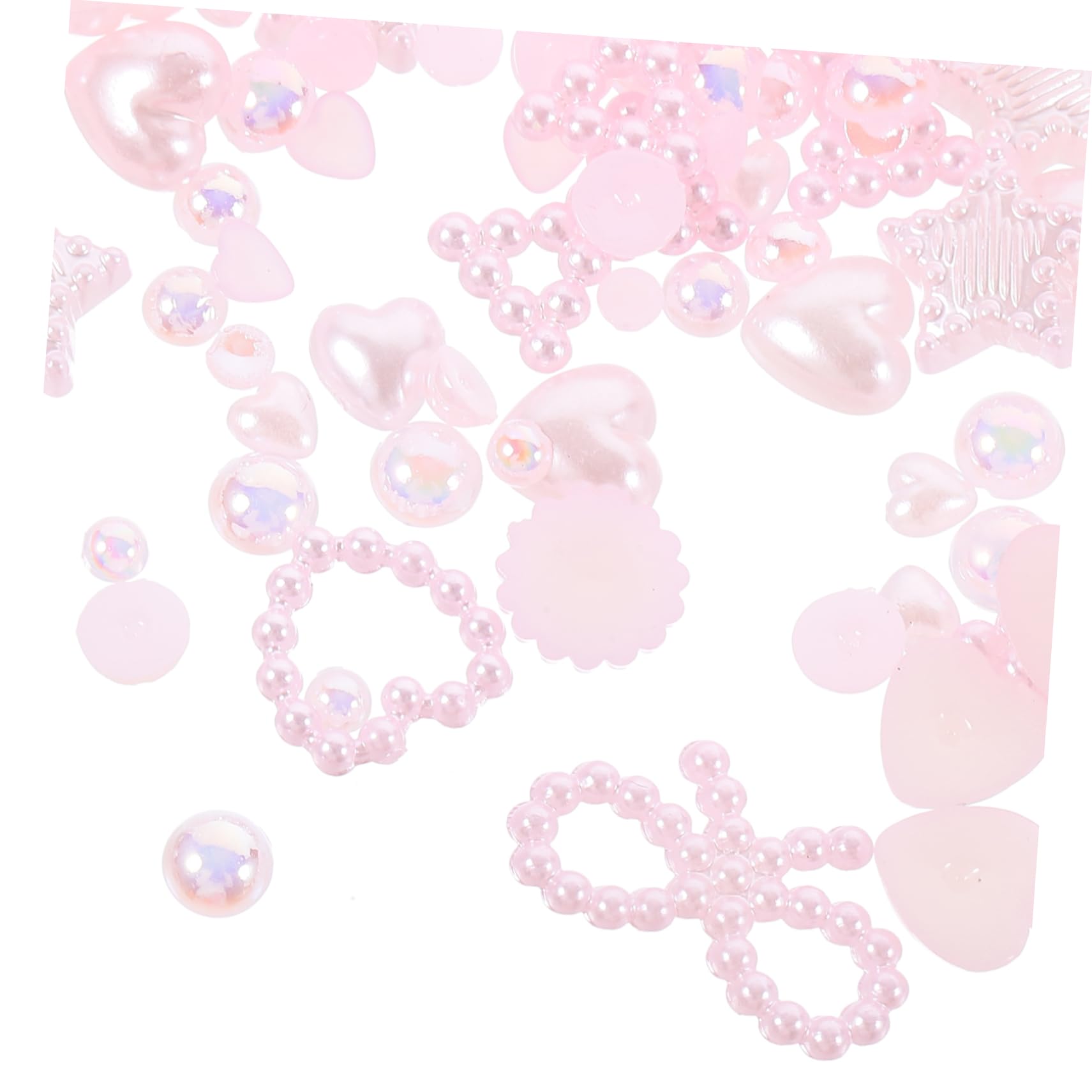 FOMIYES Nail Charms for Girls Set of 50 Nail Art Decorations Manicure Charms Pack