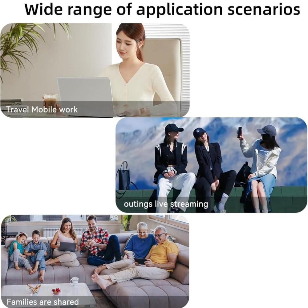 5g Vitesse Internet Satellite Illimité, WiFi Satellite Portable, WiFi Portable, Routeur De Poche pour Voyage