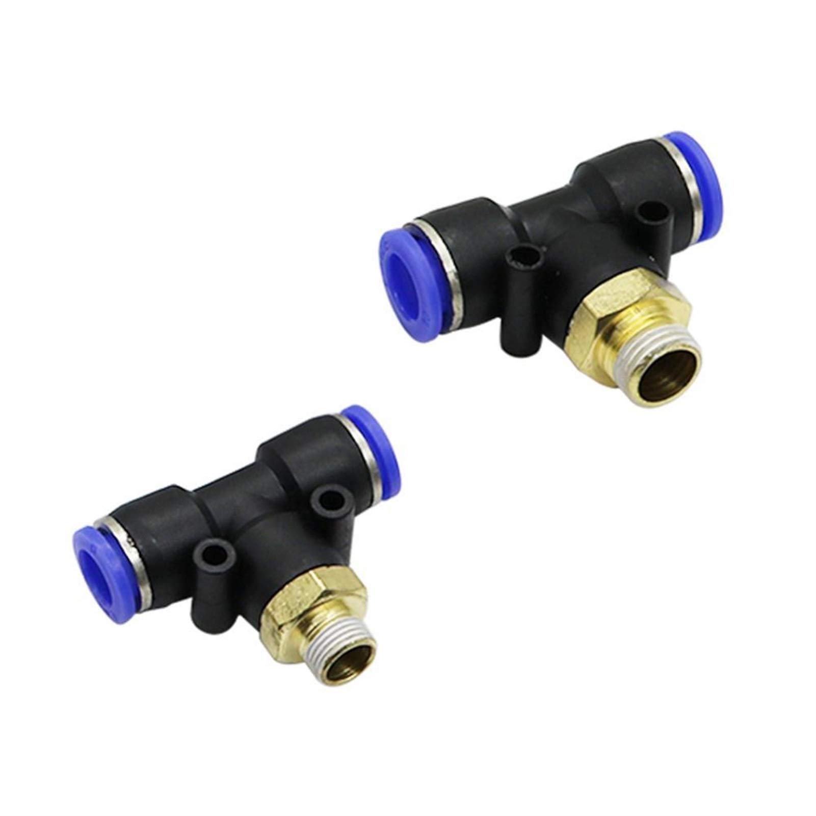 Connecteur en T à verrouillage coulissant pour tube pneumatique de 4 mm