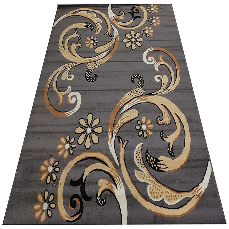 Image of Home Decore Acrylic Carpet for Your Living Room & Drawing Room Aywhere in Your Home (150x210 Yellow Colour)- 5x7 Feet