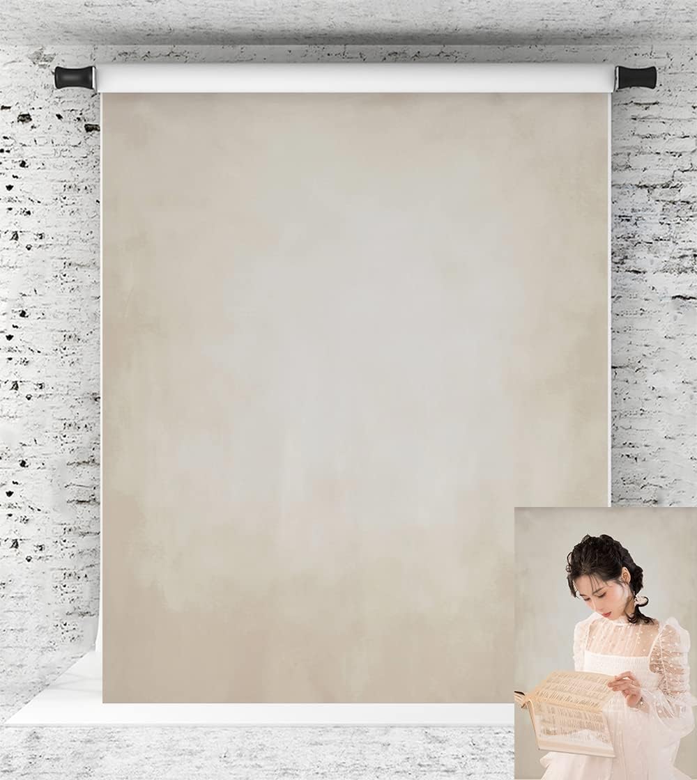 Kate Backdrop 1.5×2.2m Beige Portrait Background Beige Microfiber