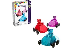 MAGNA-TILES Dashers Magnetic Car Building Set