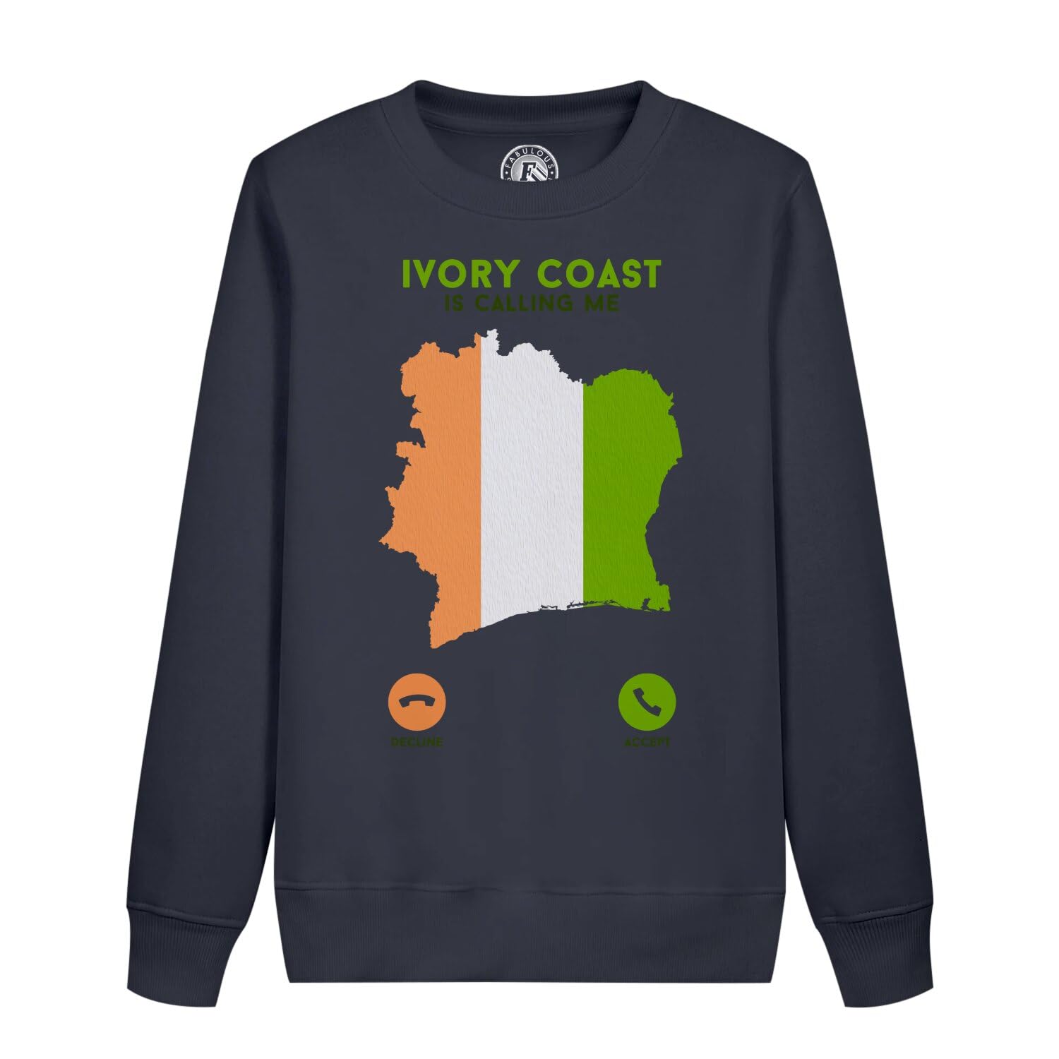Sweatshirt enfant Ivory Coast is Calling Me pull imprimé hiver - 4