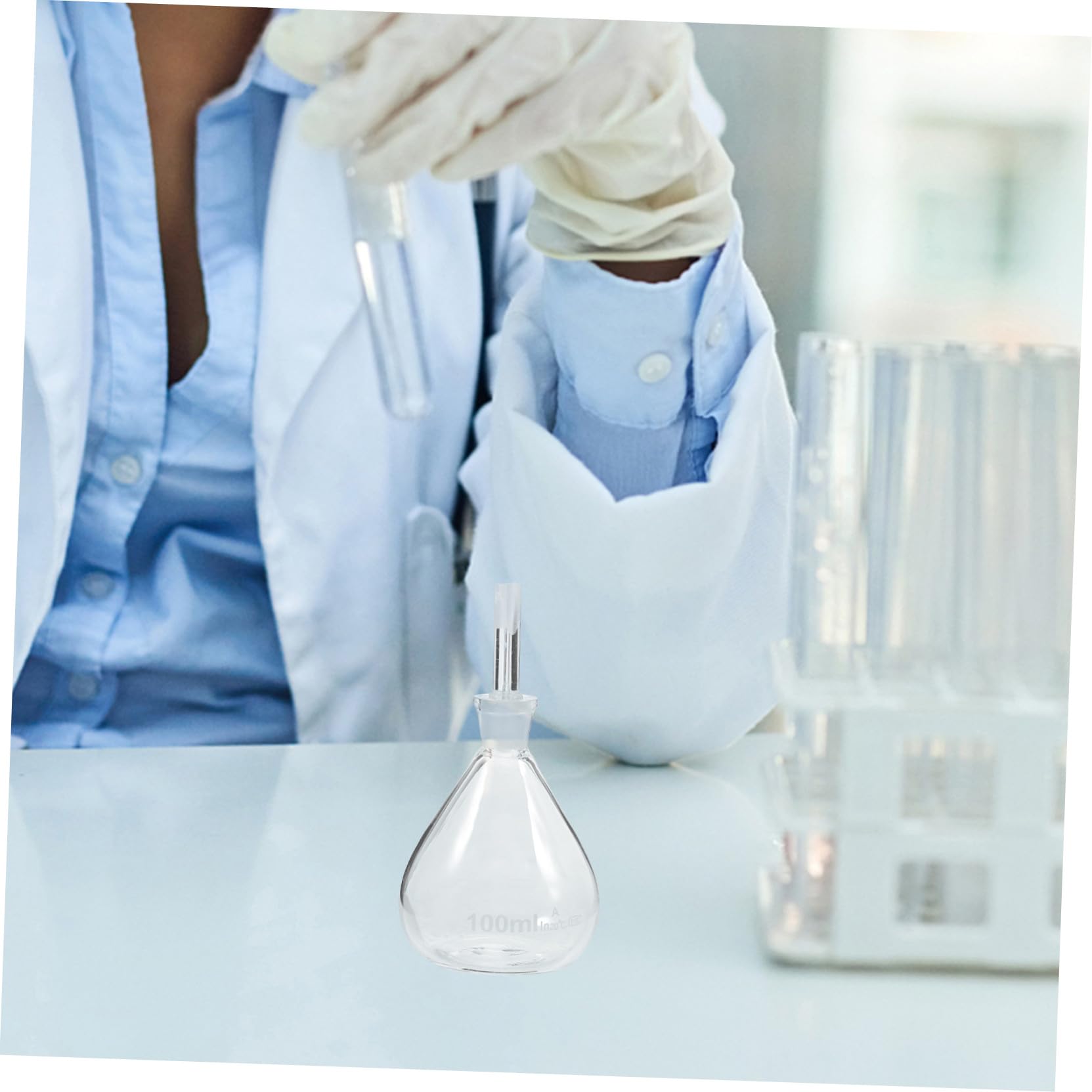 iplusmile De Pycnomètre En Verre Verrerie Scientifique Bouteilles En Verre Verre Un Verre
