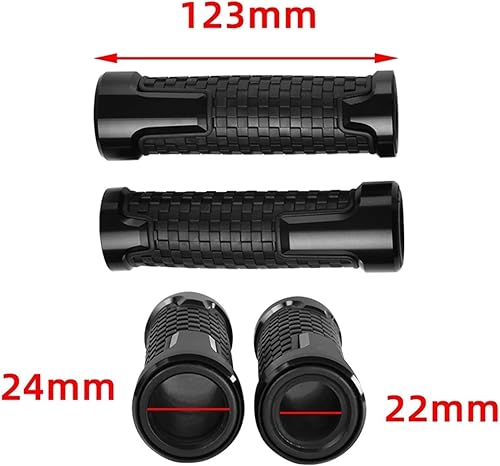 Miniatura 2 de Mango cómodo 78 '' 22MM motocicleta Accesorios Racing Manillar Grips goma gel agarre para MT03 MT 03 MT-03 2015 2016 2021 2020