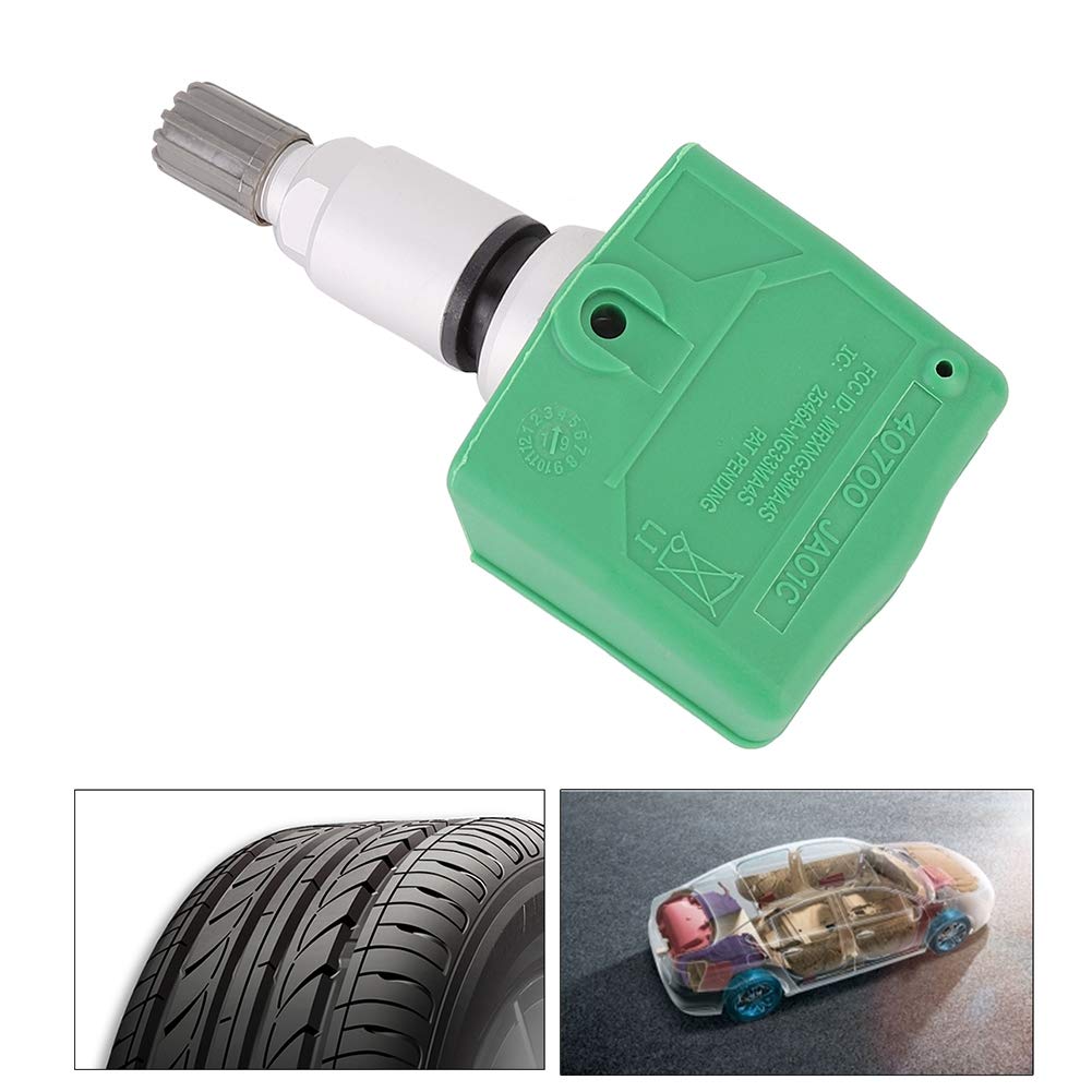 Reifendruck Sensoren, Kompatibel mit Infiniti EX35 2011–2012, 4-teiliges TPMS-RDKS-Sensorkit 40700-JA01C mit Radluftdrucksensoren zur Überwachung des Reifendrucks am Fahrzeug