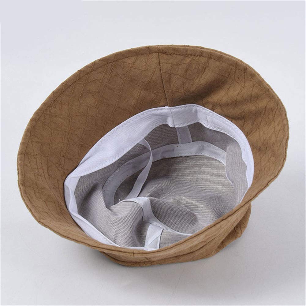 YXWYXWA Pink Women Bucket Hat Summer Cotton Harajuku Vintage Fisherman Hat Solid Sun Protection Caps for Ladies Accessories