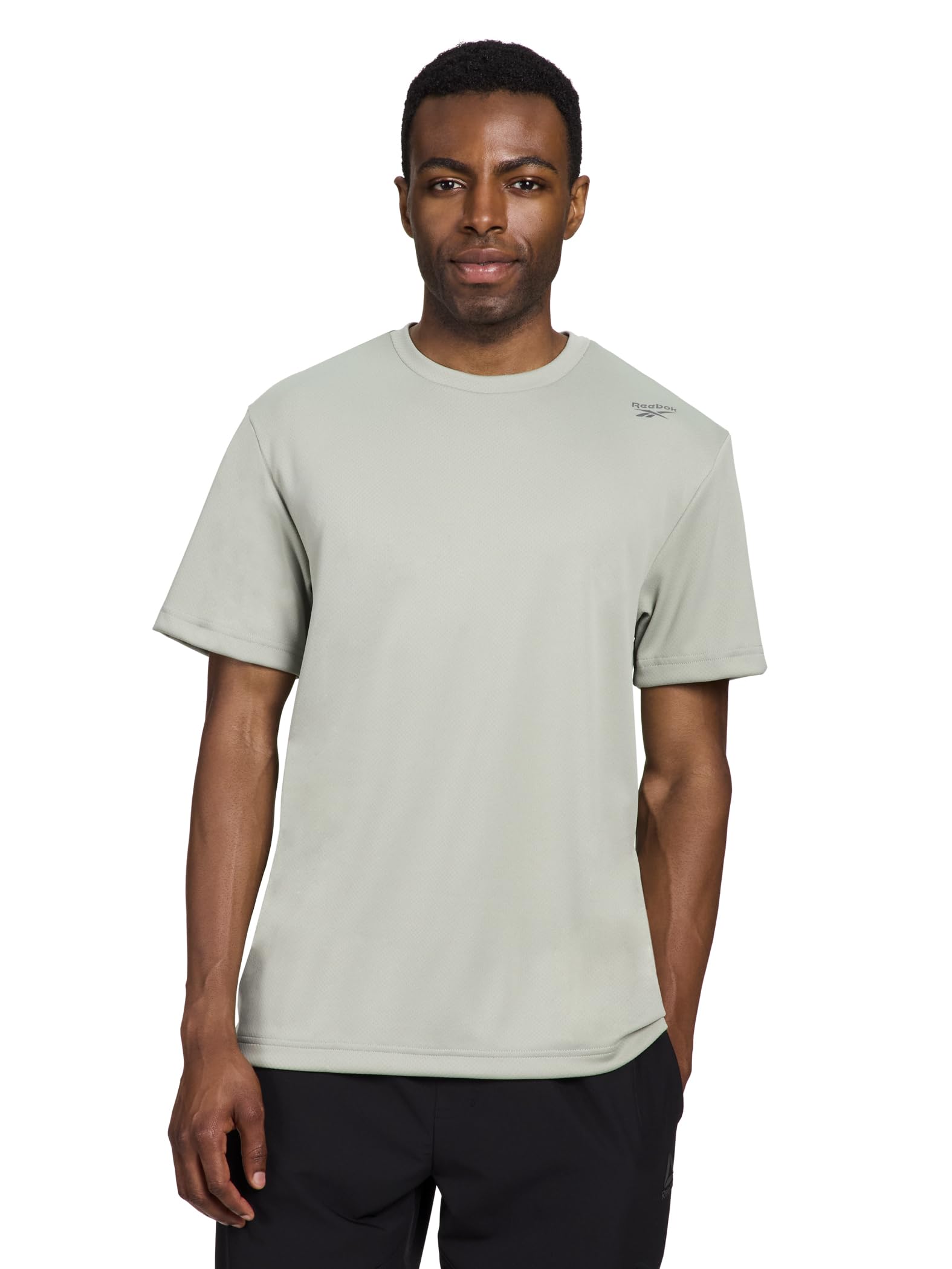 Reebok Men's Iceberg Green Poseidon Performance T-Shirt, Medium