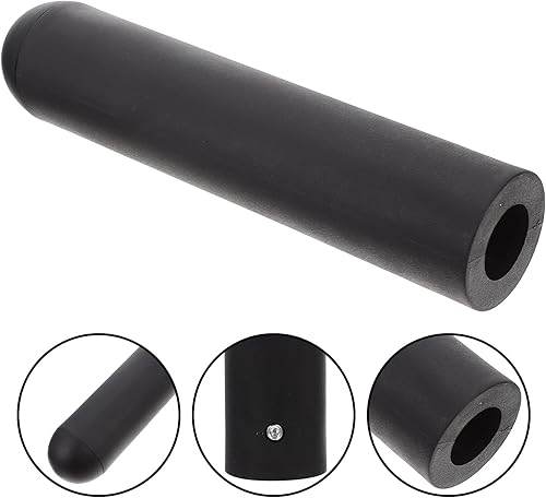 Miniatura 7 de LIOOBO Manguitos adaptadores de barra mangas de barra resistentes, empuñaduras de mango de goma, tapa de extremo de manillar de fitness, postes de