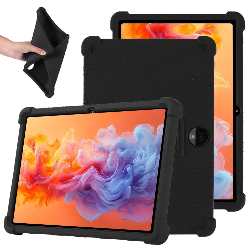Étui silicone noir TUOHAITIME pour tablette Android 14 2025 C5 - 7