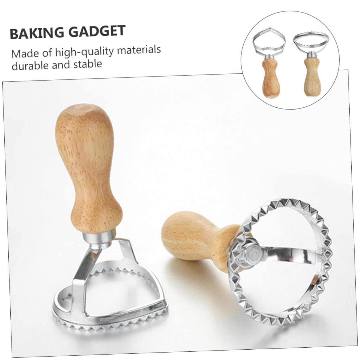BESTYASH 4piezas Moldes De Aleación Para Galletas Cortadores De Galletas Para Hornear Molde Para Masa De Dumplings Utensilios Para Hornear Casa