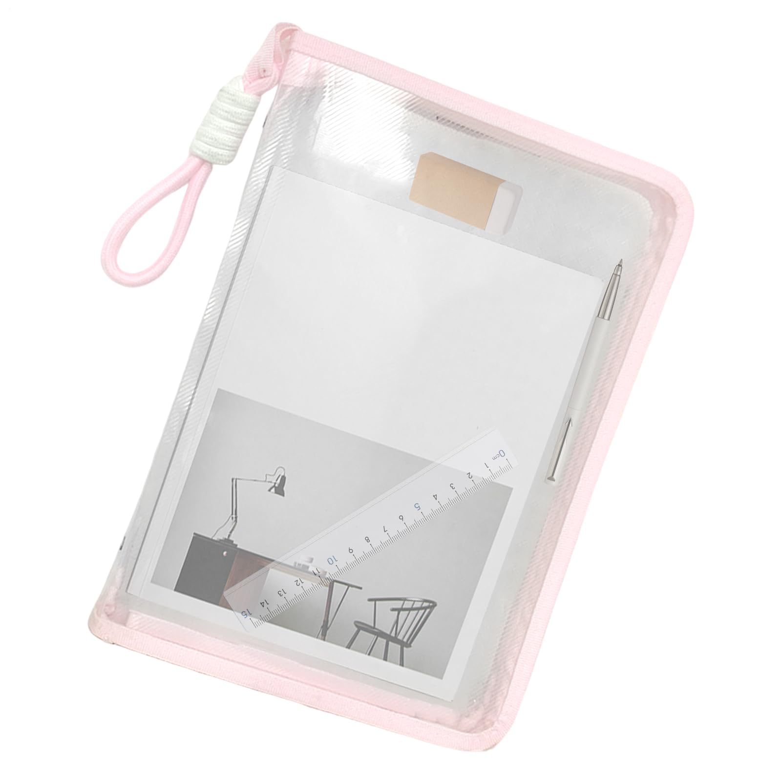 Buste Trasparenti Con Cerniera Per Documenti Buste Sigillabili per File con | Contenitore Capiente E Robusto Per Materiale Scolastico Fogli Quaderni Libri Di Carta