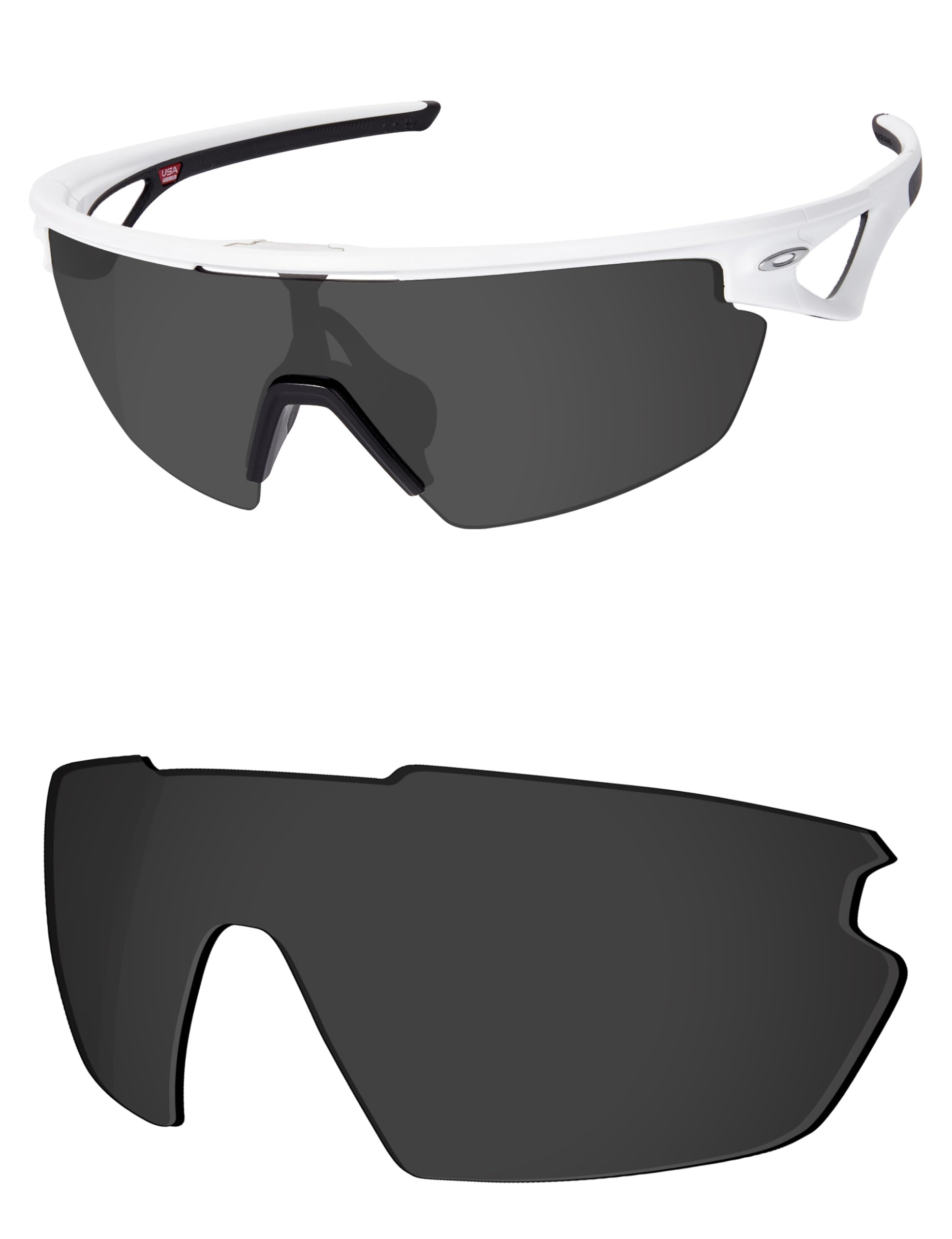 OSharp Lentes de repuesto para gafas de sol Oakley Sphaera OO9403, polarizadas HD, espejadas, protección UV y ajuste perfecto