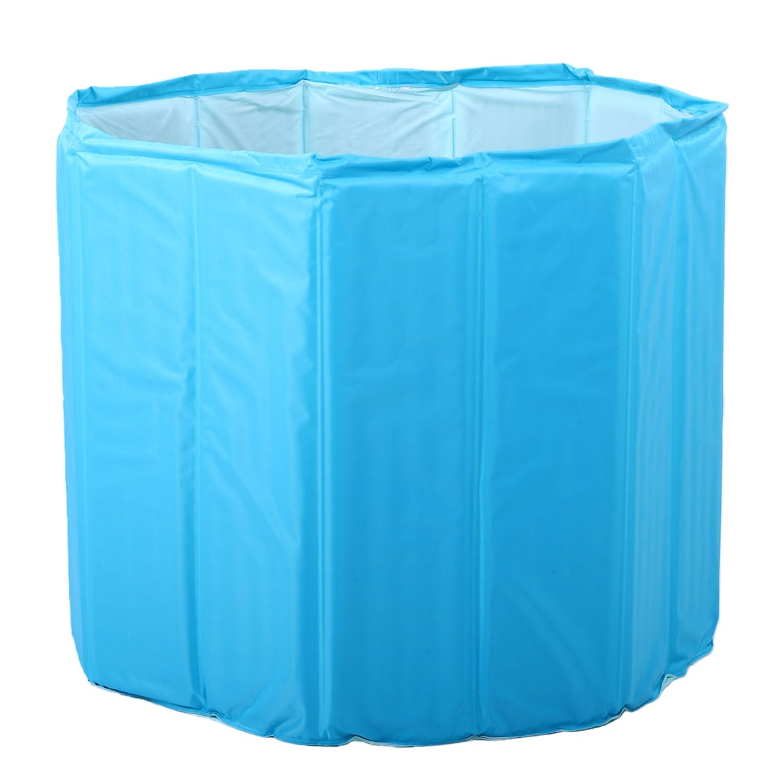 Nadmuchiwana wanna dla dorosłych 31,50x25,59 cala składana wanna PVC SPA wanna do kąpieli dla rodziny łazienka (Blue)
