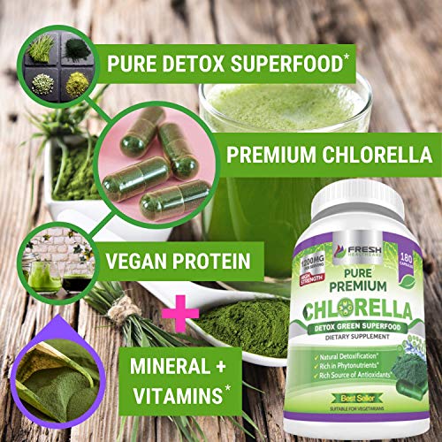 Fresh Healthcare Chlorella And Moringa Green Superfood - Bundle #TOP2
