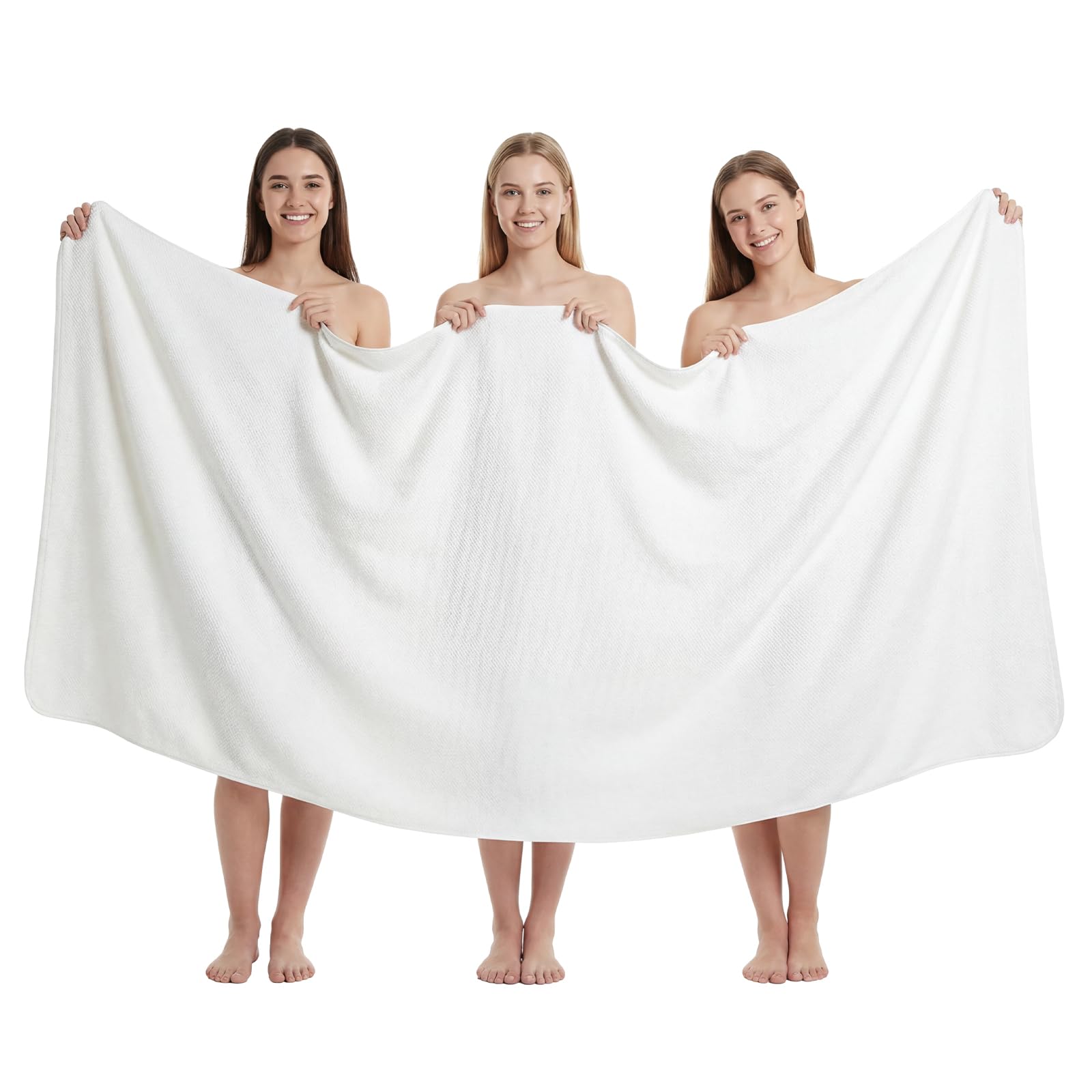 REDKISS Pack of 1 Jumbo Bath Sheet, 40 x 80 Inches Microfiber Oversized Bath Towel for Bathroom, Extra Large & Lightweight, Quick-Dry, Super Soft & Highly Absorbent, Perfect to Wrap Yourself in, Pink