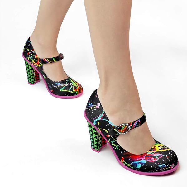 Hot Chocolate Design Chocolaticas Funky Ballerine Mary Jane Basse da Donna - 2