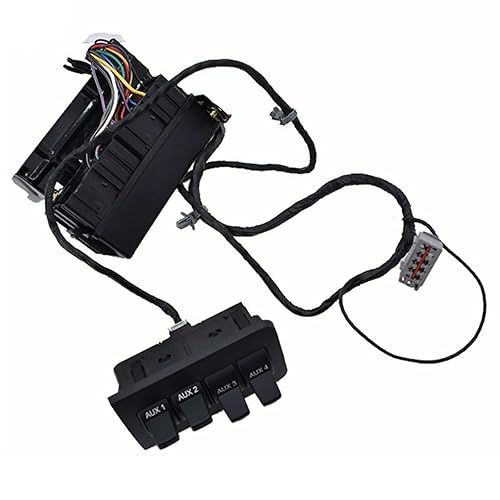 Miniatura 3 de Gelunxin - Kit de panel de interruptor auxiliar para salpicadero compatible con Ford F250 F350 F450 F550 F650 F750 F750 Super Duty 2011-2016