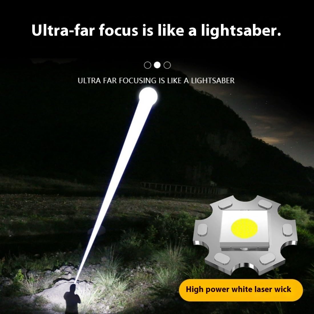 Benighty Flash Light, Flashlight High Lumens Rechargeable 2 Pack, Adjustable Lumen Super Bright Led Flashlights Usb Ipx4 Waterproof Handheld Flashlight