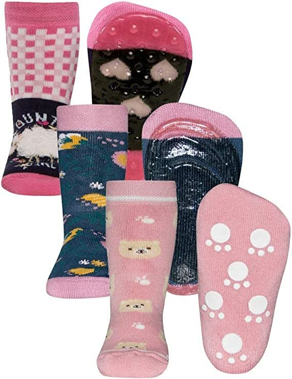 EWERS 3er-Pack ÜBERRASCHUNGSPAKET SONDERPOSTEN Stoppersocken - individuell...