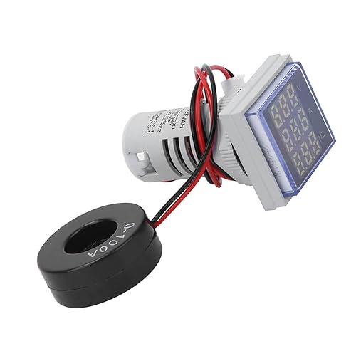 Miniatura 3 de Medidor de frecuencia de corriente de voltaje de CA digital Pantalla de 3 dígitos Panel cuadrado de rango 60-500V