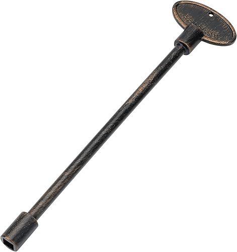 Stanbroil Llave universal de válvula de gas de 8 pulgadas, se adapta a válvula de bola de giro de 1/4 y 5/16 pulgadas, cobre antiguo Cobre